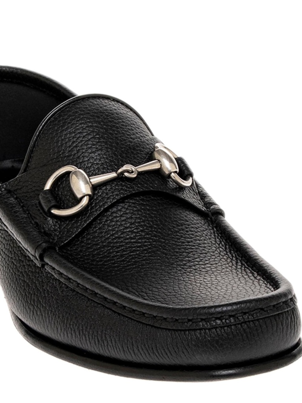 GUCCI Men's Horsebit 1953 Loafers Black Leather Size 10 (US) NIB 816370 AAEHX